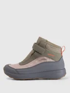 Buty dla chłopców - 4F Buty zimowe śniegowce z izolacją Primaloft chłopięce - beżowe 39 - miniaturka - grafika 1