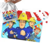 Puzzle - Puzzle - Strażak Sam Wzory Z Bajek Prezent Na Święta 70El + Woreczek - miniaturka - grafika 1