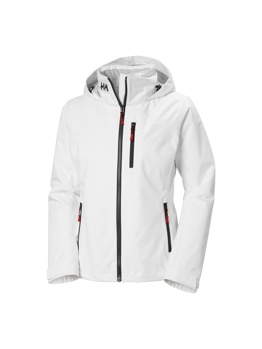 Kurtka damska HELLY HANSEN W Crew Hooded Midl Jacket 2.0 biała L