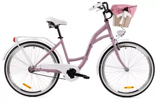 Goetze, Rower Miejski Style 26" 1 Bieg Lilac, Kosz - Rowery - miniaturka - grafika 1