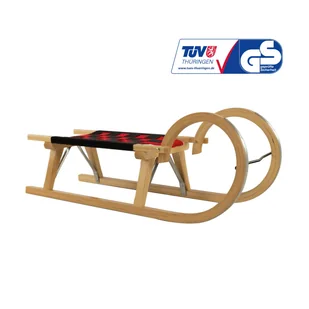 Sanki drewniane Drewmax AD322/2M 95 cm - Sanki i ślizgacze - miniaturka - grafika 1