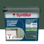 Farby wewnętrzne - Syntilor Farba renowacyjna do kuchni i łazienki OdNowa Oliwkowy mat 0.75 l - miniaturka - grafika 1