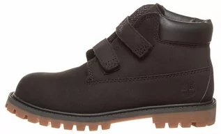 Buty dla dziewczynek - Timberland Skórzane botki "Alburn Chukka" w kolorze czarnym - grafika 1