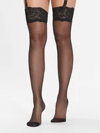 Akcesoria do bielizny - Bluebella Pończochy Hold Ups 41458-BK Czarny - miniaturka - grafika 1