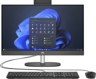 Zestawy komputerowe - AIO HP 240 G10 i5-1335U 23,8"FHD 250nits AG 8GB DDR4 3200 SSD512 Intel Iris Xe W11Pro 3Y OnSite Black - miniaturka - grafika 1