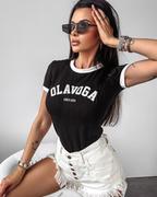 Koszulki i topy damskie - T-shirt damski OLAVOGA FORD 2024 czerń S - Fashionplace - miniaturka - grafika 1