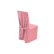 Pokrowce na meble - Dekoria Sukienka na krzesło brudny róż 45 × 94 cm Loneta 580-133-62 - miniaturka - grafika 1