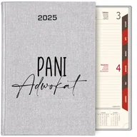 Notesy i bloczki - KALENDARZ TERMINARZ SREBRNY B5 2025 PREZENT DLA PANI ADWOKAT ORGANIZER WZ - miniaturka - grafika 1