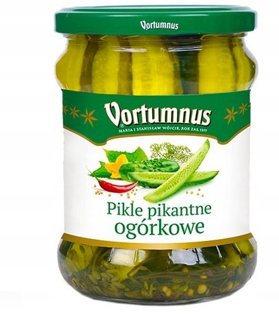 PIKLE OGÓRKOWE PIKANTNE 470G VORTUMNUS