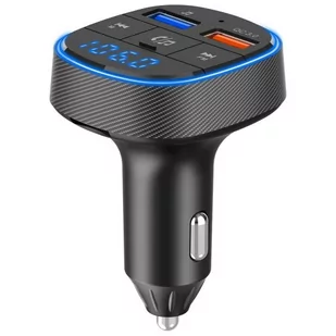 Transmiter Fm Mp3 Z Bluetooth 5.0 + Czytnik Kart Pamieci + 2xusb Qc3.0 Bc57 - Transmitery FM - miniaturka - grafika 1
