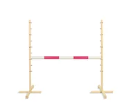 Maskotki i pluszaki - Przeszkoda Skokowa Do Hobby Horse 120Cm Belka 50Mm – Różowa - miniaturka - grafika 1