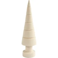 Ozdoby bożonarodzeniowe - Choinka z drewna H: 18 cm D: 5 cm - miniaturka - grafika 1