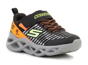 Buty dziecięce Skechers S Lights 401650L-BKOR - Buty dla chłopców - miniaturka - grafika 1
