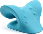 Masażery - Masażer Poduszka łagodząca bóle szyi i ramion niebieska - miniaturka - grafika 1