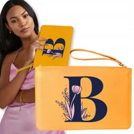 Torebki damskie - Torebka Kopertówka MUSZTARD Na Telefon LITERKI Wz - miniaturka - grafika 1