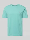 Koszulki męskie - T-shirt o kroju regular fit z wyhaftowanym logo - miniaturka - grafika 1