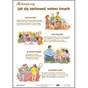 Pomoce naukowe - Harmonia Plansza Miś Marcyś uczy Jak się zachować wobec innych - miniaturka - grafika 1