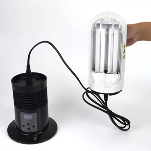 Lampa łuszczyca, bielactwo, egzema, AZS UVB 311NM z wyświetlaczem YONKER dwie świetlówki 18W - Problemy skórne - miniaturka - grafika 1
