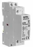 Inne akcesoria elektryczne - Stycznik modułowy ZAMEL STM-25-20 25A, 2xNO, 230V AC - miniaturka - grafika 1