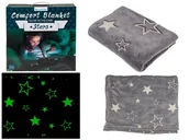 Koce - Koc W Gwiazdki Świecący Ciemności 135x173 - miniaturka - grafika 1