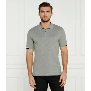BOSS BLACK Polo Parlay 147 Regular Fit mercerised - Koszule męskie - miniaturka - grafika 1