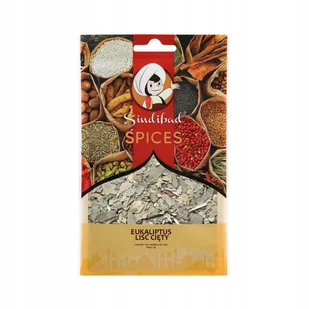 EUKALIPTUS LIŚĆ CIĘTY 10g Sindibad NATURALNY - Przyprawy i zioła sypkie - miniaturka - grafika 1