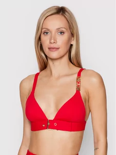 Stroje kąpielowe - Moschino Underwear & Swim Góra od bikini A5703 5508 Czerwony - grafika 1