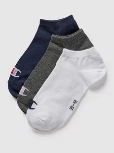 Krótkie skarpety z detalem z logo w zestawie 3 szt. model ‘Sneaker Sock’ - Skarpetki męskie - miniaturka - grafika 1