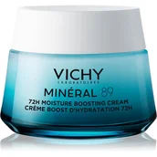 Kremy do twarzy - Vichy Mineral 89 Krem nawilżająco-odbudowujący 72H lekki 50ml - miniaturka - grafika 1