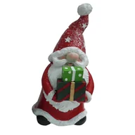 Ozdoby bożonarodzeniowe - Figurka Święty Mikołaj z prezentami 20 x 12,5 cm - miniaturka - grafika 1