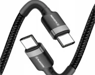 Kable USB - Kabel Usb Typ C - Usb Typ-c QC3.0 2,4A 1,2M Krótki - miniaturka - grafika 1