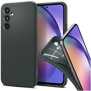 Etui na telefon Spigen Liquid Air obudowa pancerne do Samsung Galaxy A54 5G Abyss Green + Szkło - Etui i futerały do telefonów - miniaturka - grafika 14
