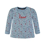 Bluzki damskie - Dziewczęca bluzka z długim rękawem, wielokolorowy, rozmiar 56 - miniaturka - grafika 1