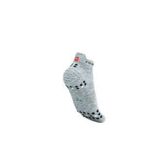 COMPRESSPORT Skarpetki do biegania krótkie ProRacing Socks V4 grey melange - Skarpetki sportowe męskie - miniaturka - grafika 6