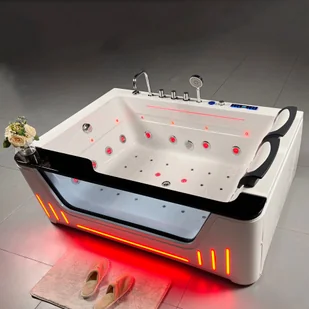 Wanna z hydromasażem Aquaholm PREMIUM LINE A9006 170cm x 120cm x 58cm DYSZE OBROTOWE BLUETOOTH, PODGRZEWACZ WODY, WODOSPAD, USB, PILOT - Wanny z hydromasażem Wanna z hydromasażem Aquaholm PREMIUM LINE A9006 170cm x 120cm x 58cm DYSZE OBROTOWE BLUETOOTH, PODGRZEWACZ WODY, WODOSPAD, USB, PILOT - Wanny z hydromasażem - miniaturka - grafika 3