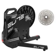 Trenażery rowerowe - Trenażer rowerowy ELITE Suito-T + Kaseta zębatek SHIMANO Deore CS-M5100-11 - miniaturka - grafika 1