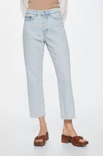 Spodnie damskie - Mango jeansy Havana2 damskie high waist - grafika 1