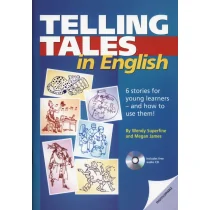 Telling Tales in English + CD Superfine Wendy James Megan - Książki do nauki języka angielskiego - miniaturka - grafika 1