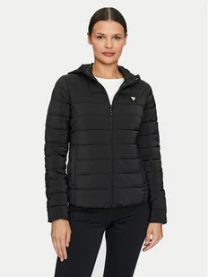 Guess Kurtka puchowa Solid Heavy Diann V4YL04 WF3X0 Czarny Regular Fit - Kurtki damskie - miniaturka - grafika 1