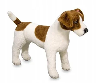 Melissa and Doug Lifelike Stuffed Animal Dog, Brown and White, 30 cm - Maskotki i pluszaki - miniaturka - grafika 1