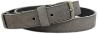 Paski - Pasek Szary Z Granatową Nitką COMPLEX (PL) Skóra Naturalna Licowa Zamsz 30 mm - miniaturka - grafika 1
