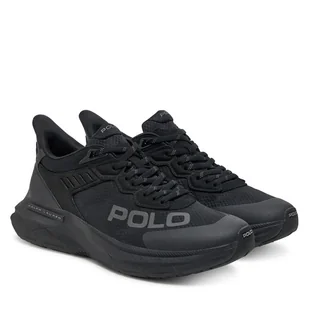 Sneakersy Polo Ralph Lauren Court Blade 809961052001 Czarny - Sneakersy męskie - miniaturka - grafika 1