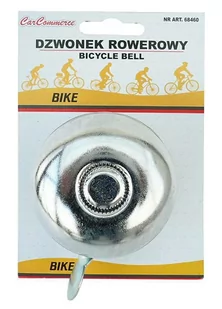 Dzwonek do Roweru Rowerowy Metalowy Głośny Chrom - Dzwonki do roweru - miniaturka - grafika 1