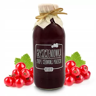 Gryszczeniówka Syrop Z Czerwonej Porzeczki 330ml - Syropy i koncentraty owocowe - miniaturka - grafika 1