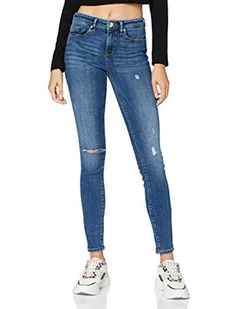 Only Spodnie damskie, M Niebieski Denim, 27/"32 - Spodnie damskie - miniaturka - grafika 1