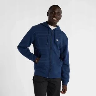 Bluza New Balance Sport Core Brushed Full Zip H M MJ43902NNY 2XL - Bluzy męskie - miniaturka - grafika 1