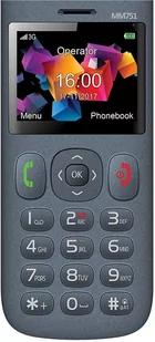 Maxcom MM 751 Szary - Telefony komórkowe - miniaturka - grafika 2