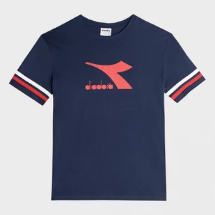 Męski t-shirt z nadrukiem Diadora T-shirt SS Slam - granatowy - DIADORA - Koszulki sportowe męskie - miniaturka - grafika 1