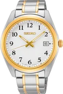 Zegarki męskie - Zegarek Seiko Zegarek męski Seiko SUR460P1 srebrny - miniaturka - grafika 1