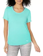 Koszulki i topy damskie - Under Armour T-shirt,sportowa basic czarny 1271517 - miniaturka - grafika 1